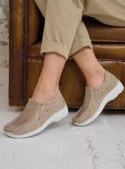 Instappers<Wolky Roll Sneaker - safari effectleer safarieffectleer