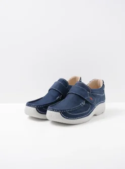 Instappers|Herfst/Winter<Wolky Roll Strap - denim nubuck denimnubuck