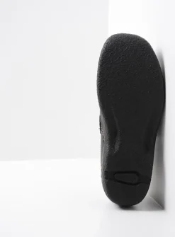 Instappers|Herfst/Winter<Wolky Roll Strap - zwart leer zwartleer