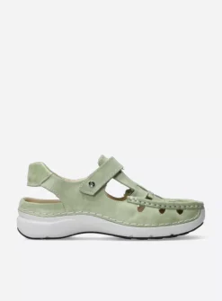 Sandalen<Wolky Rolling Sun - lichtgroen effectleer lichtgroeneffectleer