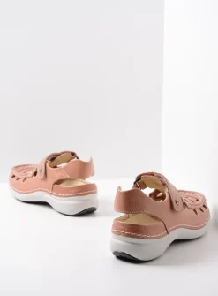 Sandalen<Wolky Rolling Sun - oud roze leer oudrozeleer