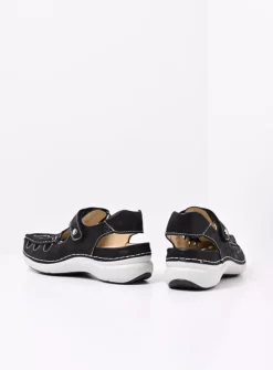 Sandalen<Wolky Rolling Sun - zwart effectleer zwarteffectleer