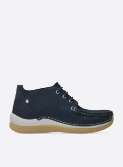Lage Veterschoenen|Hoge Veterschoenen<Wolky Rosella - denim nubuck denimnubuck