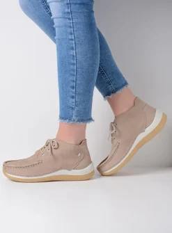 Lage Veterschoenen|Hoge Veterschoenen<Wolky Rosella - safari nubuck safarinubuck