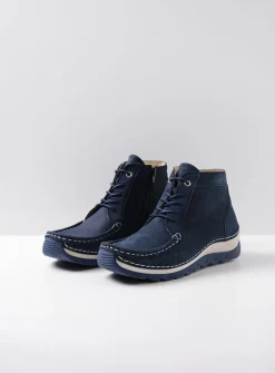 Hoge Veterschoenen<Wolky Salado - denim nubuck denimnubuck