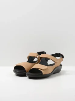 Sandalen<Wolky Salvia - beige nubuck beigenubuck