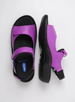 Sandalen<Wolky Salvia - fuchsia leer fuchsialeer