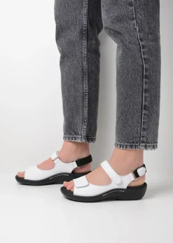 Sandalen<Wolky Salvia - wit leer witleer