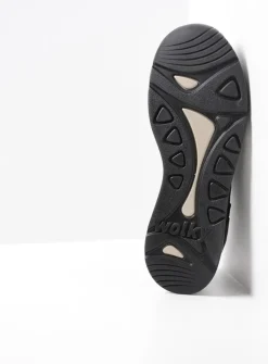 Lage Veterschoenen|Wandelschoenen<Wolky Sappho - donker taupe combi leer donkertaupecombileer