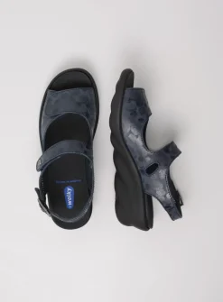 Sandalen<Wolky Scala - donkerblauw nubuck donkerblauwnubuck