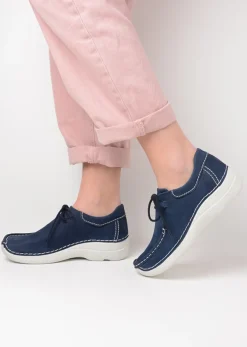 Lage Veterschoenen<Wolky Seamy Shoe - denim nubuck denimnubuck