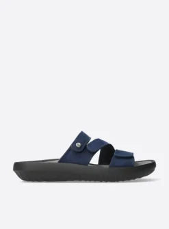 Slippers<Wolky Sense - blauw nubuck blauwnubuck