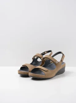 Sandalen<Wolky Shallow - beige nubuck beigenubuck