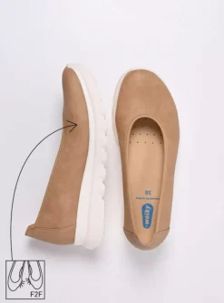 Instappers<Wolky Snallerina F2F - zand biocare zandbiocare