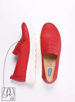 Instappers<Wolky Snoafer F2F - rood biocare roodbiocare