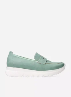 Instappers<Wolky Snoafer F2F - saliegroen biocare saliegroenbiocare