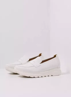 Instappers<Wolky Snoafer F2F - wit biocare witbiocare