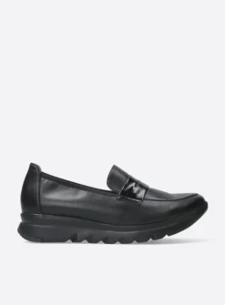 Instappers<Wolky Snoafer F2F - zwart biocare zwartbiocare