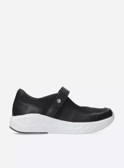 Wandelschoenen|Bandschoenen<Wolky Spring S2F - zwart combi stretch leer zwartcombistretchleer
