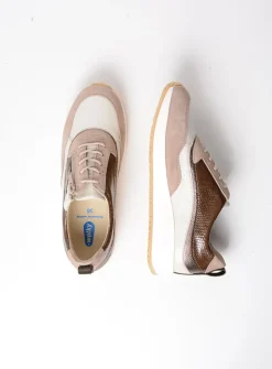 Lage Veterschoenen|Sneakers<Wolky Sprint - safari combi leer safaricombileer