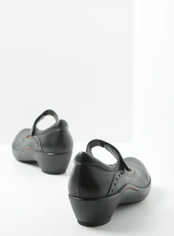 Herfst/Winter|Bandschoenen<Wolky Sud - zwart leer zwartleer