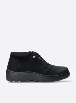 Hoge Veterschoenen|Herfst/Winter<Wolky Tarda XW-WR - zwart nubuck zwartnubuck