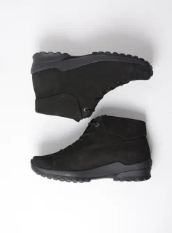Hoge Veterschoenen|Herfst/Winter<Wolky Teton - zwart nubuck zwartnubuck
