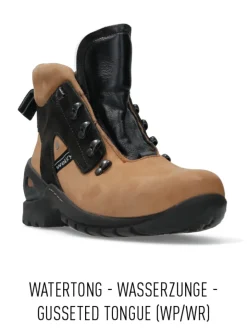 Hoge Veterschoenen|Wandelschoenen<Wolky Traction WP - camel nubuck camelnubuck