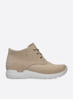 Hoge Veterschoenen|Wandelschoenen<Wolky Truth DB - beige nubuck beigenubuck