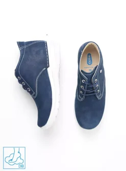Hoge Veterschoenen|Wandelschoenen<Wolky Truth DB - denim nubuck denimnubuck