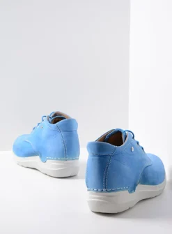 Hoge Veterschoenen|Wandelschoenen<Wolky Truth DB - hemelsblauw nubuck hemelsblauwnubuck