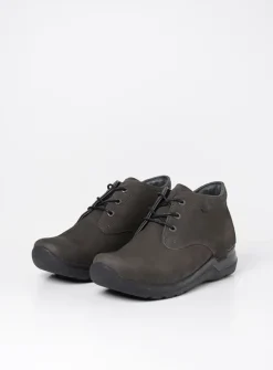 Hoge Veterschoenen|Wandelschoenen<Wolky Truth HV - asfalt nubuck asfaltnubuck