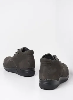 Hoge Veterschoenen|Wandelschoenen<Wolky Truth HV - asfalt nubuck asfaltnubuck