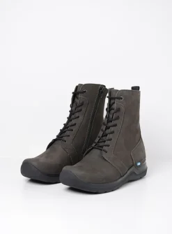 Hoge Veterschoenen|Veterlaarzen<Wolky Viper HV - asfalt nubuck asfaltnubuck