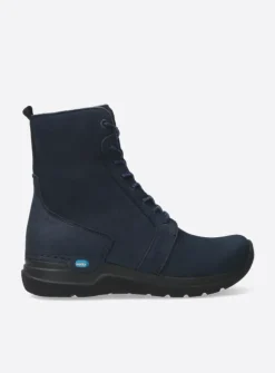 Hoge Veterschoenen|Veterlaarzen<Wolky Viper HV - denim blauw nubuck denimblauwnubuck