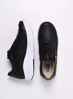 Lage Veterschoenen|Wandelschoenen<Wolky Vitality S2F - zwart/wit combi stretch leer zwart/witcombistretchleer