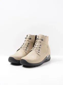 Hoge Veterschoenen|Wandelschoenen<Wolky Whynot HV - safari nubuck safarinubuck