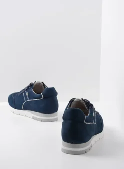 Sneakers|Lage Veterschoenen<Wolky Yell XW - denim nubuck denimnubuck