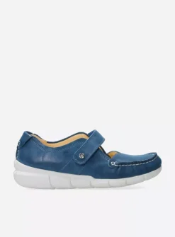 Bandschoenen<Wolky Yukon - blauw effectleer blauweffectleer