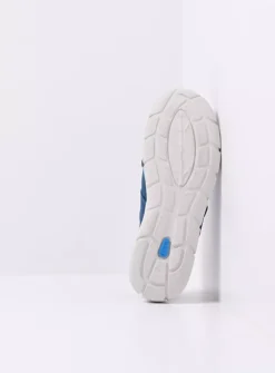 Bandschoenen<Wolky Yukon - blauw effectleer blauweffectleer