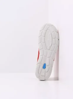Bandschoenen<Wolky Yukon - rood effectleer roodeffectleer