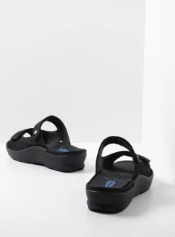 Slippers<Wolky Zaandam - zwart nubuck zwartnubuck