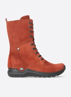 Hoge Veterschoenen|Veterlaarzen<Wolky Zigzag - terra suede terrasuede